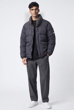 The North Face Gray Sierra Down Jacket L Puffer Coat Quilted Winter Outdoor Cozy